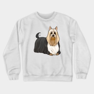 Dog - Silky Terrier - Black and Tan Crewneck Sweatshirt